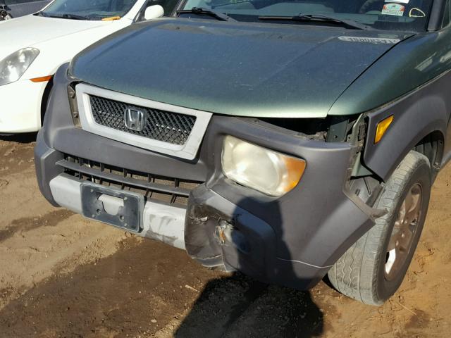 5J6YH18593L016003 - 2003 HONDA ELEMENT EX GREEN photo 9