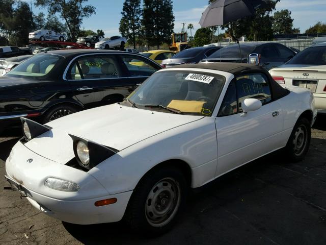 JM1NA3512P0421850 - 1993 MAZDA MX-5 MIATA WHITE photo 2