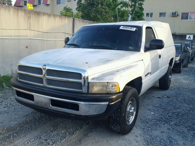 3B7KC26ZX1M565629 - 2001 DODGE RAM 2500 WHITE photo 2