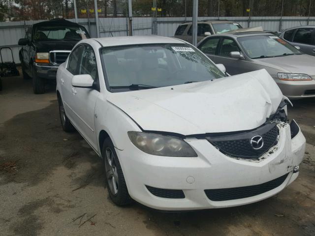 JM1BK12F141163444 - 2004 MAZDA 3 I WHITE photo 1