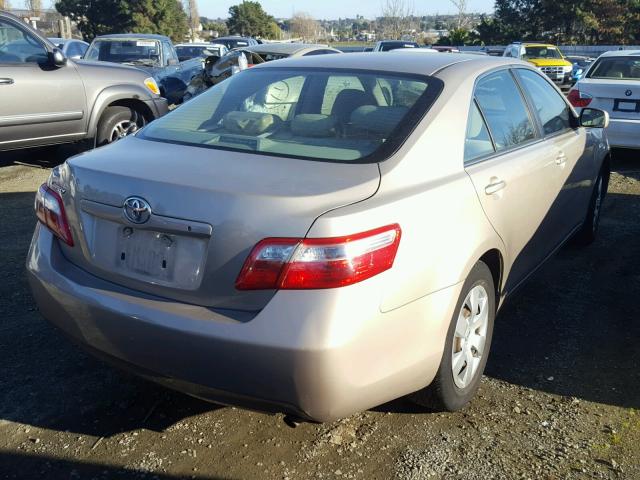 4T1BE46K39U308548 - 2009 TOYOTA CAMRY BASE GOLD photo 4