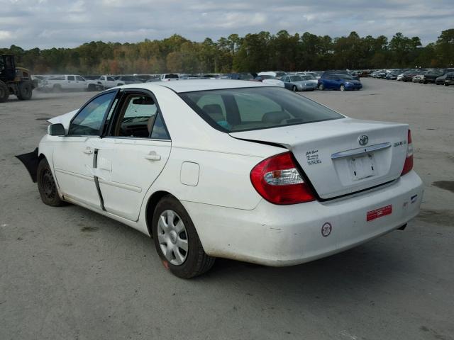 4T1BE32K13U154493 - 2003 TOYOTA CAMRY LE WHITE photo 3