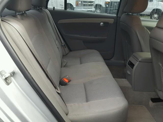 1G1ZC5EU0CF133634 - 2012 CHEVROLET MALIBU 1LT ვერცხლისფერი ფოტო 6