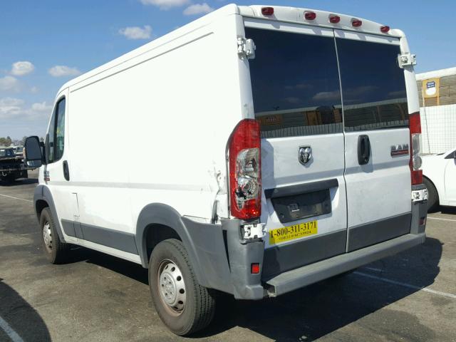 3C6TRVNG1HE522555 - 2017 RAM PROMASTER WHITE photo 3