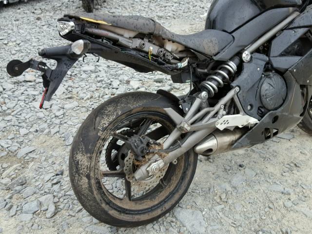 JKAEXEC159DA36885 - 2009 KAWASAKI EX650 C BLACK photo 9