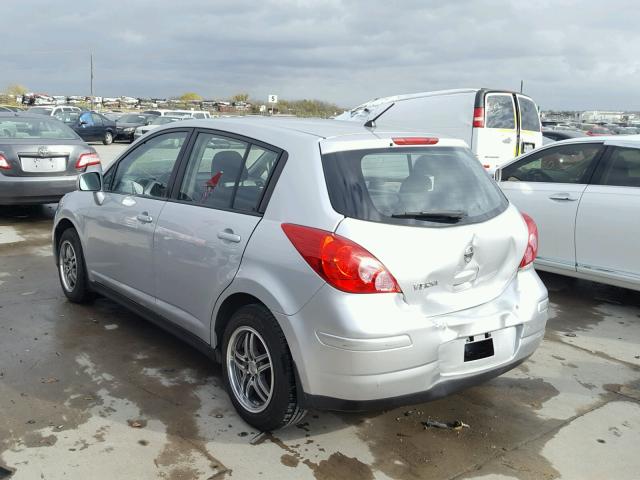 3N1BC13E89L480580 - 2009 NISSAN VERSA S SILVER photo 3