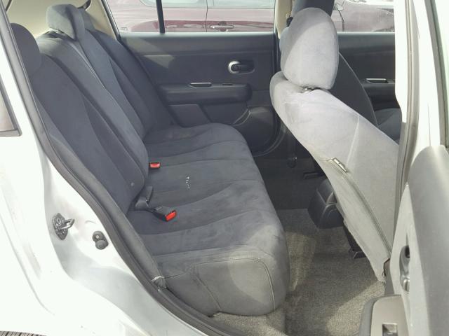 3N1BC13E89L480580 - 2009 NISSAN VERSA S SILVER photo 6