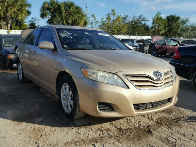 4T1BF3EK4BU752617 - 2011 TOYOTA CAMRY BASE GOLD photo 1