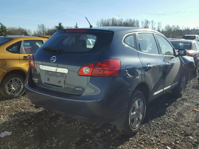 JN8AS5MV1EW705979 - 2014 NISSAN ROGUE SELE BLUE photo 4