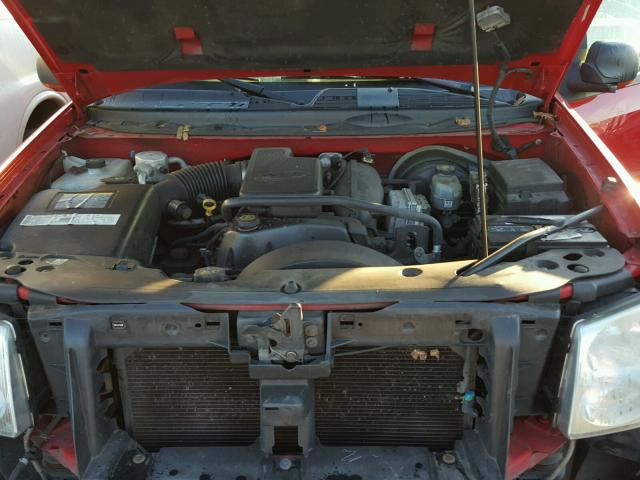 1GKDT13S622338123 - 2002 GMC ENVOY RED photo 7