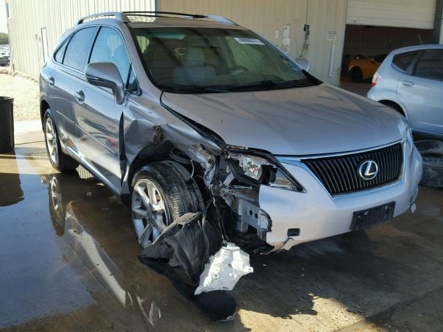 2T2ZK1BA6BC054405 - 2011 LEXUS RX 350 SILVER photo 1