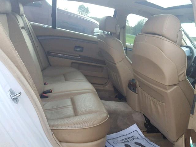 WBAGN63473DR14337 - 2003 BMW 745 LI Beyaz fotoğraf 6