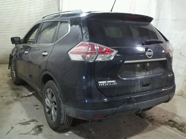 5N1AT2MV8FC856744 - 2015 NISSAN ROGUE S BLACK photo 3