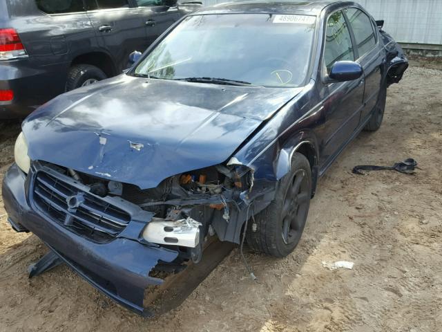 JN1DA31D23T505237 - 2003 NISSAN MAXIMA GLE BLUE photo 2