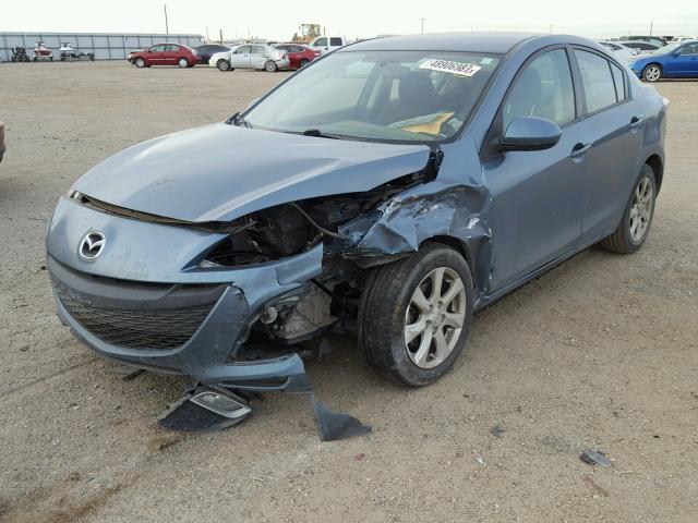 JM1BL1VG7B1482846 - 2011 MAZDA 3 I BLUE photo 2