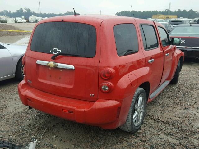 3GNDA23D08S519313 - 2008 CHEVROLET HHR LT RED photo 4