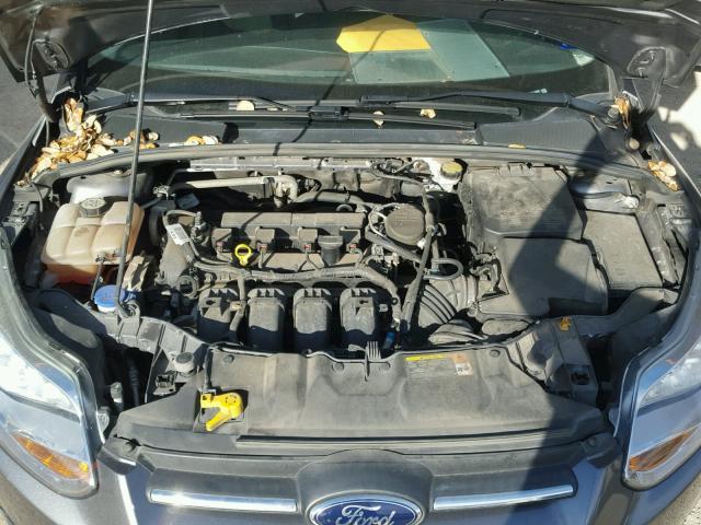 1FADP3F21DL176895 - 2013 FORD FOCUS SE GRAY photo 7