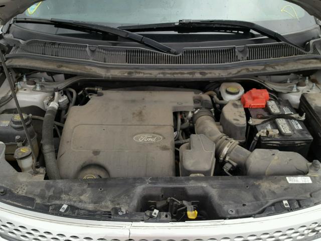 1FM5K7F83EGB00545 - 2014 FORD EXPLORER L SILVER photo 7