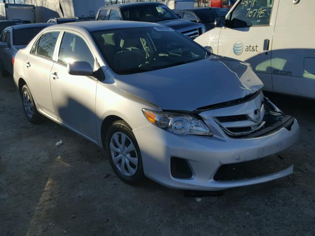 2T1BU4EE0DC993715 - 2013 TOYOTA COROLLA BA SILVER photo 1