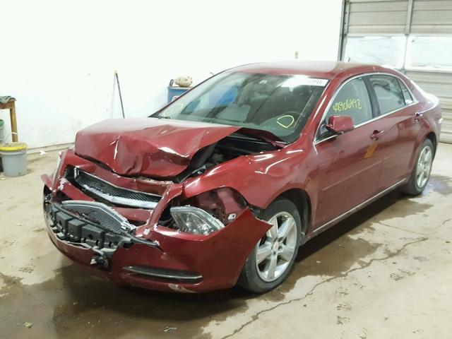 1G1ZC5E14BF344405 - 2011 CHEVROLET MALIBU 1LT RED photo 2