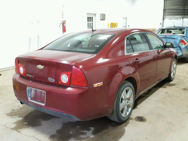 1G1ZC5E14BF344405 - 2011 CHEVROLET MALIBU 1LT RED photo 4