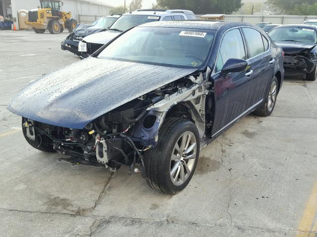 JTHCL5EF0D5019282 - 2013 LEXUS LS 460 BLUE photo 2