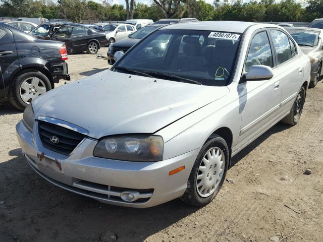 KMHDN46D25U020069 - 2005 HYUNDAI ELANTRA GL SILVER photo 2