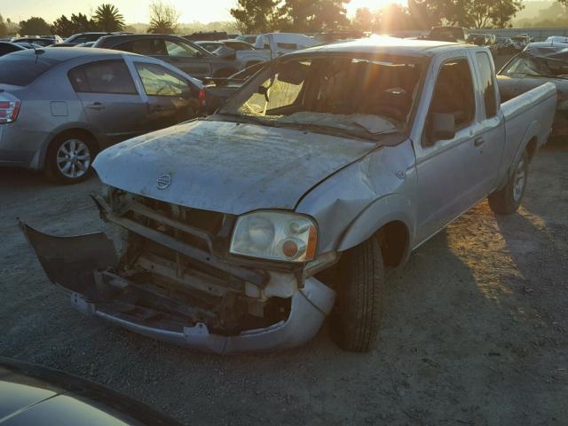 1N6DD26S72C329643 - 2002 NISSAN FRONTIER K SILVER photo 2