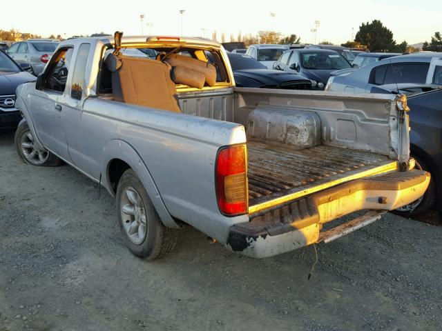 1N6DD26S72C329643 - 2002 NISSAN FRONTIER K SILVER photo 3