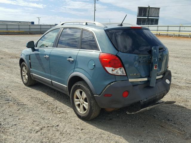 3GSCL33P98S642708 - 2008 SATURN VUE XE BLUE photo 3