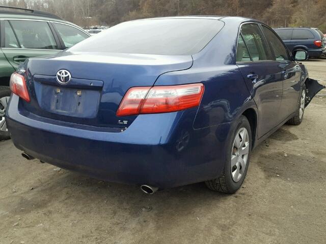 JTNBK46K773024576 - 2007 TOYOTA CAMRY NEW BLUE photo 4