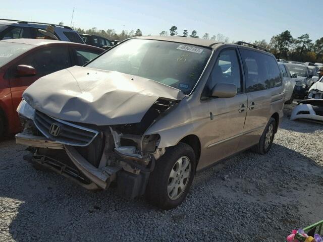 2HKRL18612H519996 - 2002 HONDA ODYSSEY EX TAN photo 2