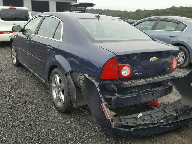 1G1ZH57B284195164 - 2008 CHEVROLET MALIBU 1LT BLUE photo 3