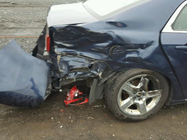 1G1ZH57B284195164 - 2008 CHEVROLET MALIBU 1LT BLUE photo 9