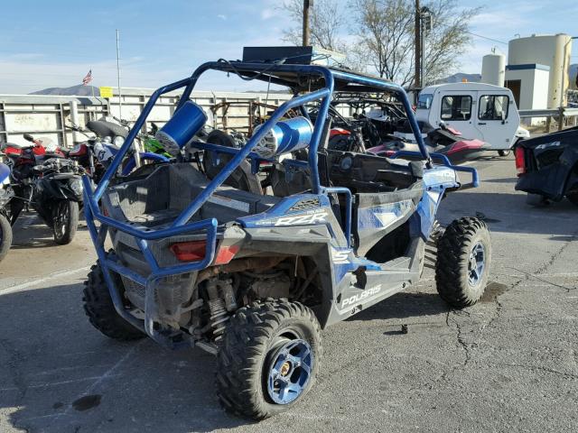 3NSVBA877GH106371 - 2016 POLARIS RZR S 900 BLUE photo 4