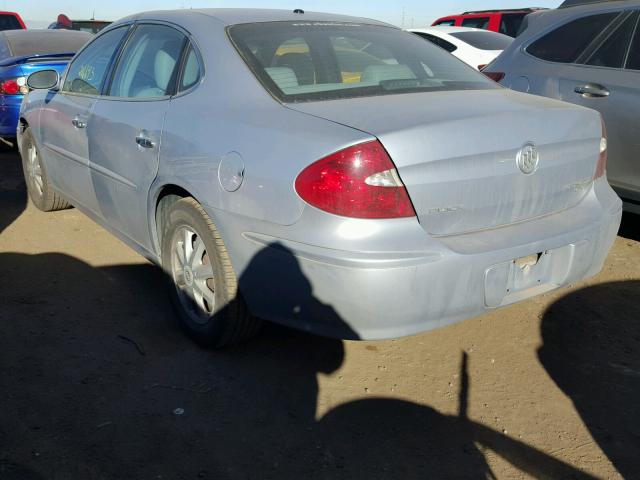 2G4WD532151241016 - 2005 BUICK LACROSSE C SILVER photo 3