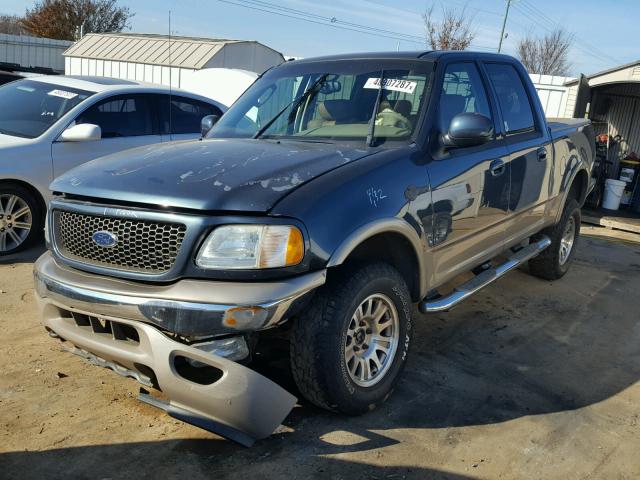 1FTRW08L13KD57152 - 2003 FORD F150 SUPER BLUE photo 2