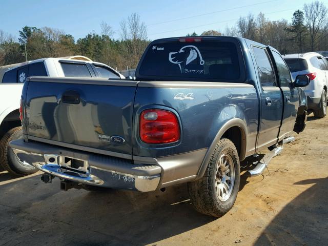 1FTRW08L13KD57152 - 2003 FORD F150 SUPER BLUE photo 4