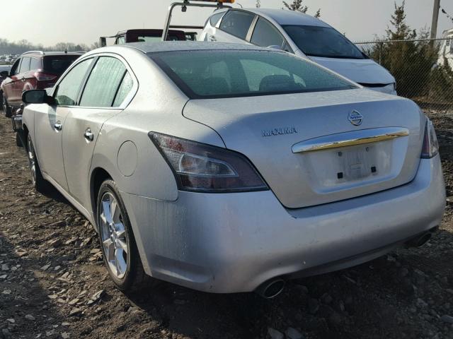 1N4AA5AP0EC447319 - 2014 NISSAN MAXIMA S SILVER photo 3