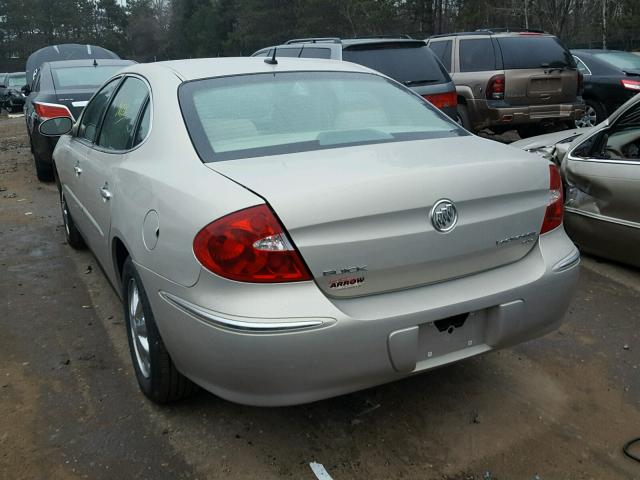 2G4WC582981252121 - 2008 BUICK LACROSSE C GOLD photo 3