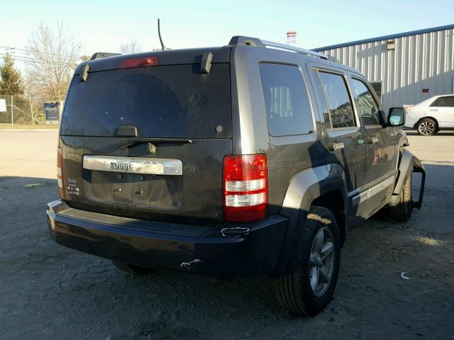 1J4PN5GK6AW153110 - 2010 JEEP LIBERTY LI GRAY photo 4