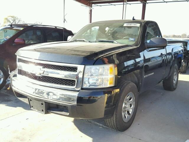 1GCEC14X28Z284717 - 2008 CHEVROLET SILVERADO BLACK photo 2