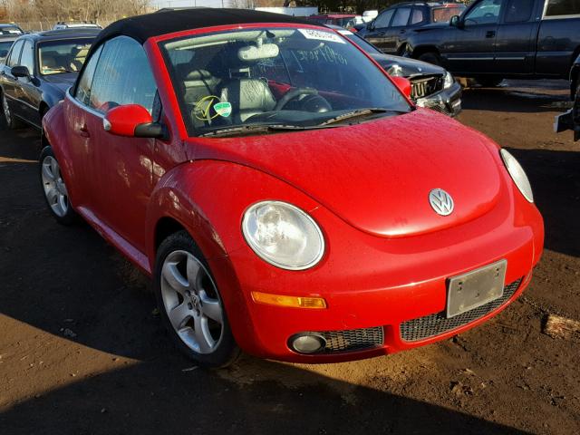 3VWSF31Y86M303401 - 2006 VOLKSWAGEN NEW BEETLE RED photo 1