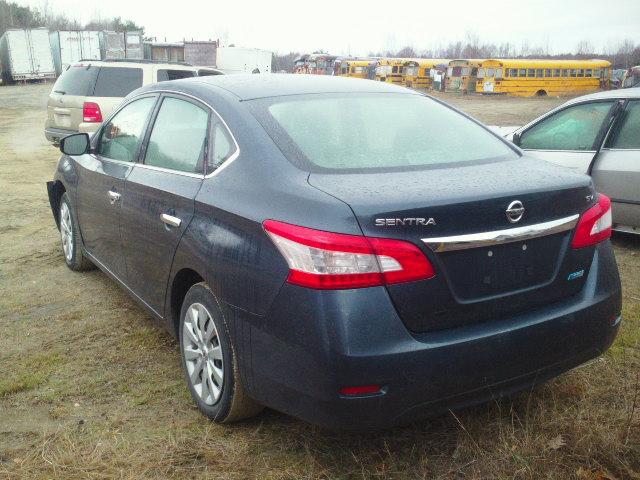 3N1AB7AP4DL746269 - 2013 NISSAN SENTRA S BLUE photo 3