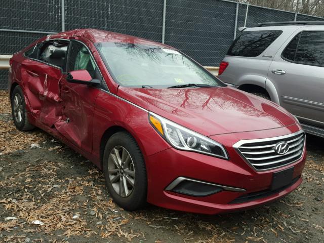 5NPE24AF4GH321904 - 2016 HYUNDAI SONATA SE RED photo 1