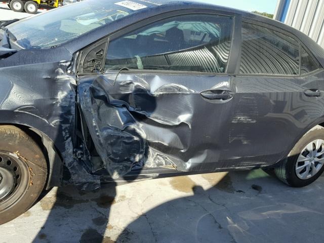 2T1BURHE7GC733826 - 2016 TOYOTA COROLLA L GRAY photo 10