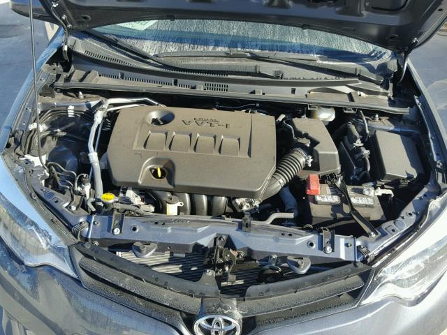 2T1BURHE7GC733826 - 2016 TOYOTA COROLLA L GRAY photo 7