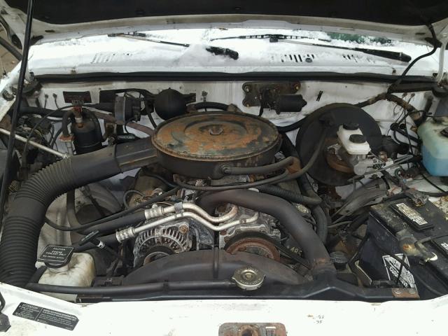 1B7GG23Y5TS609178 - 1996 DODGE DAKOTA WHITE photo 7