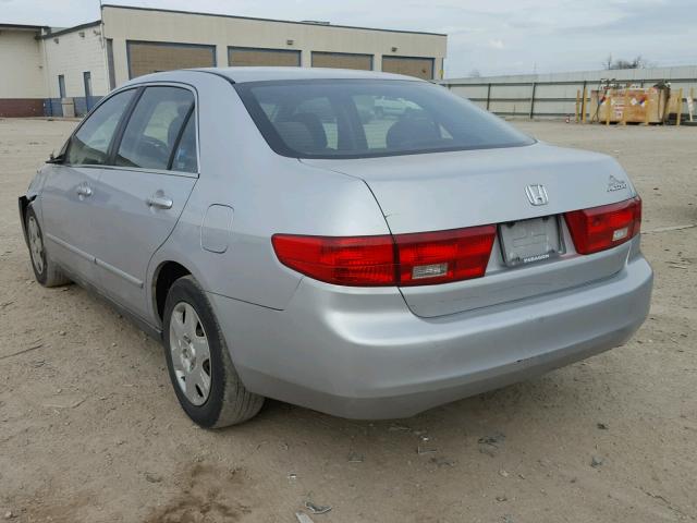 1HGCM55415A162216 - 2005 HONDA ACCORD LX SILVER photo 3