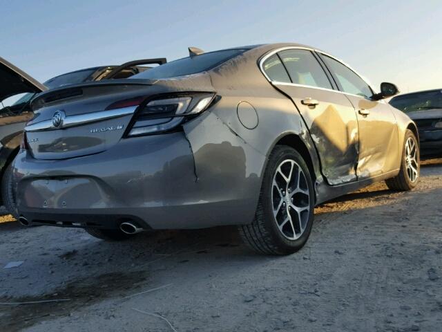 2G4GL5EX6H9141791 - 2017 BUICK REGAL SPOR GRAY photo 4